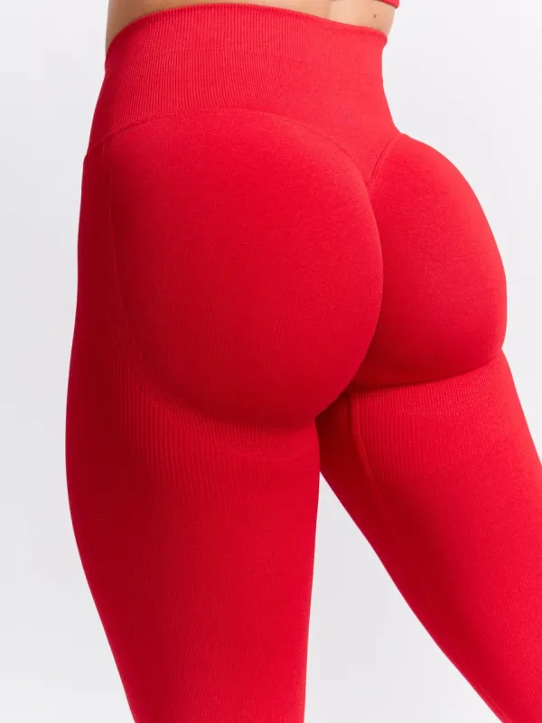 Miracle Seamless Legging - Salsa Red sold by BuffBunny