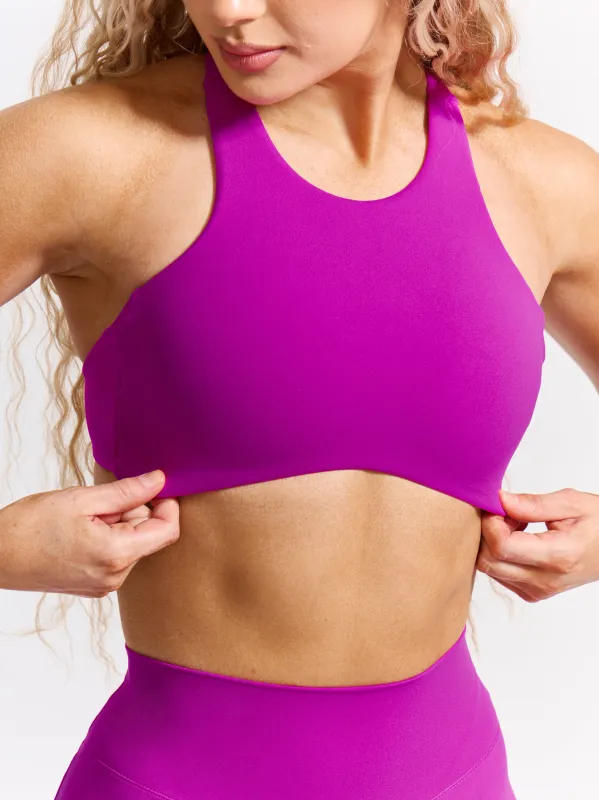Curve Sports Bra - Grape Juice sold by BuffBunny