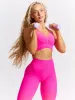 Halter Seamless Sports Bra - Sunrise Ombre sold by BuffBunny