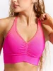 Halter Seamless Sports Bra - Sunrise Ombre sold by BuffBunny
