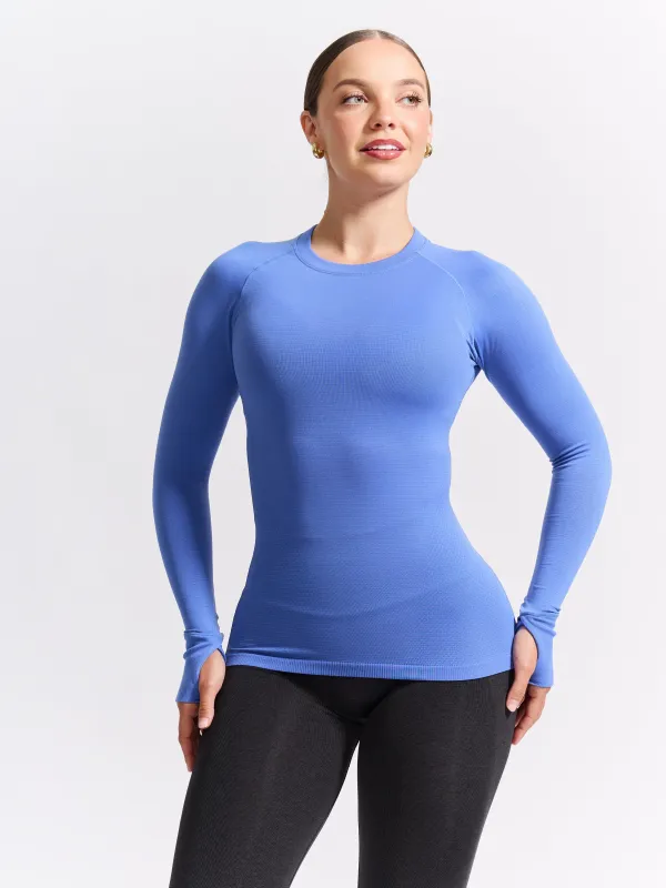 Seamless Long Sleeve Tee - Ultraviolet sold by BuffBunny