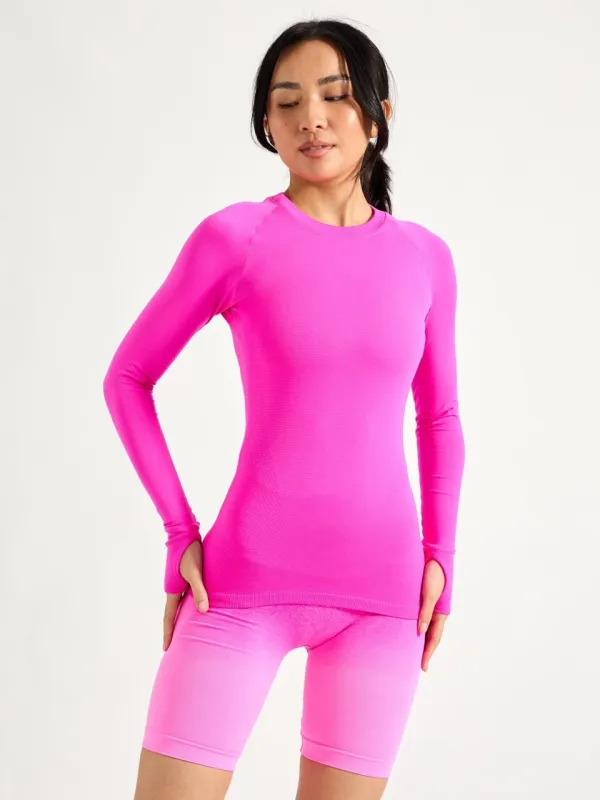 Seamless Long Sleeve Tee - Hard Candy sold by BuffBunny