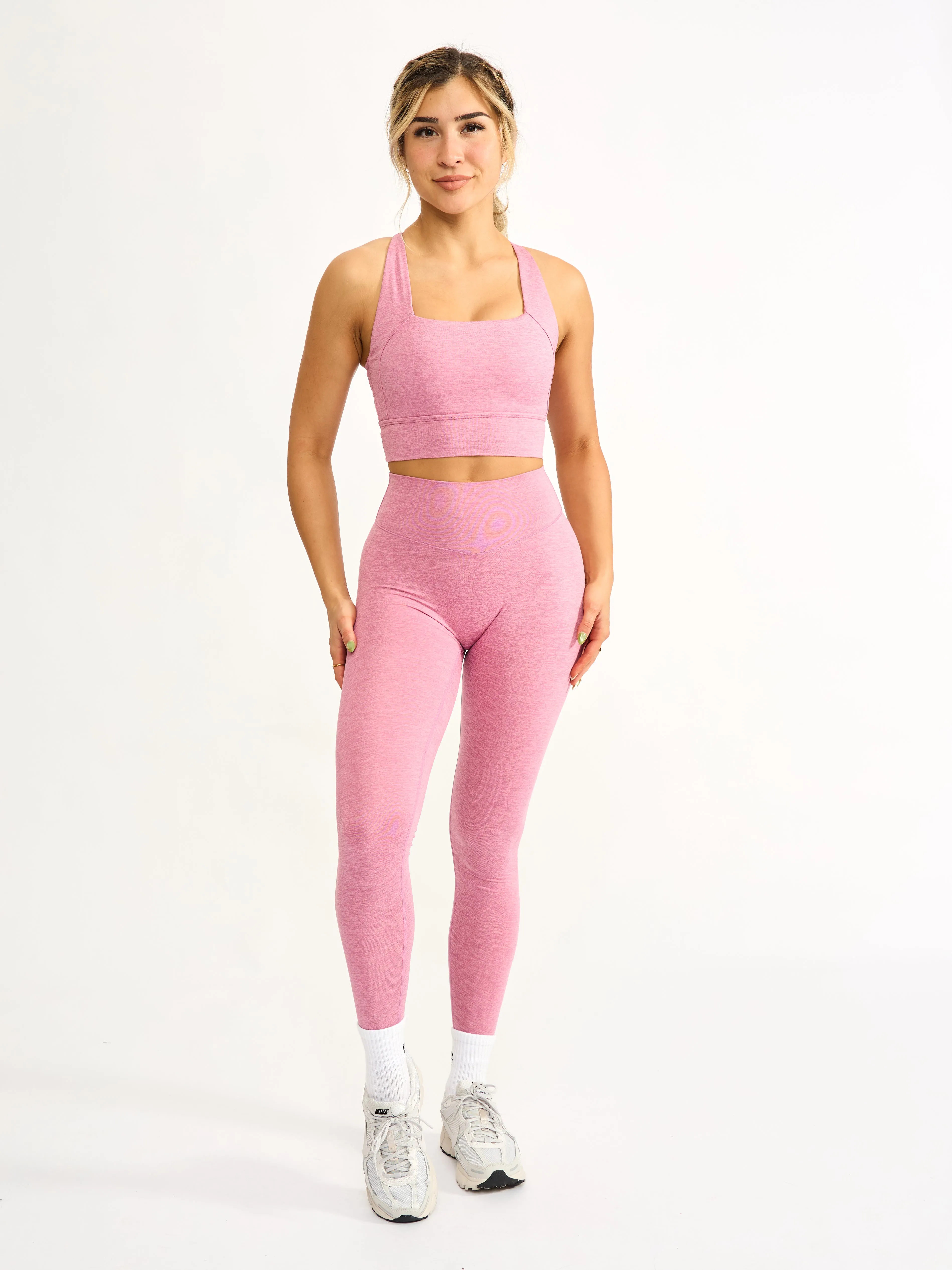 Dream Heathered Legging 26" - Bloom sold by BuffBunny product image thumbnail 4