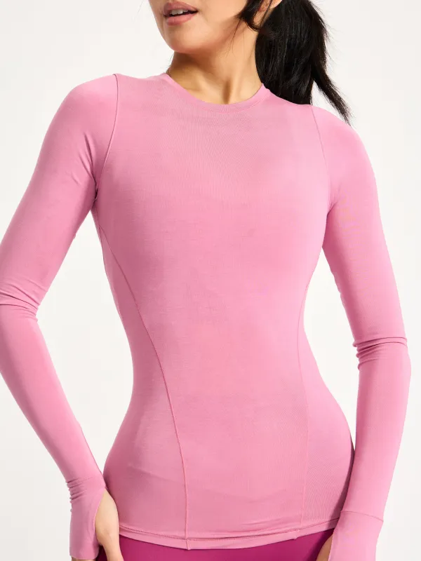 Halo Long Sleeve Tee - Bloom sold by BuffBunny