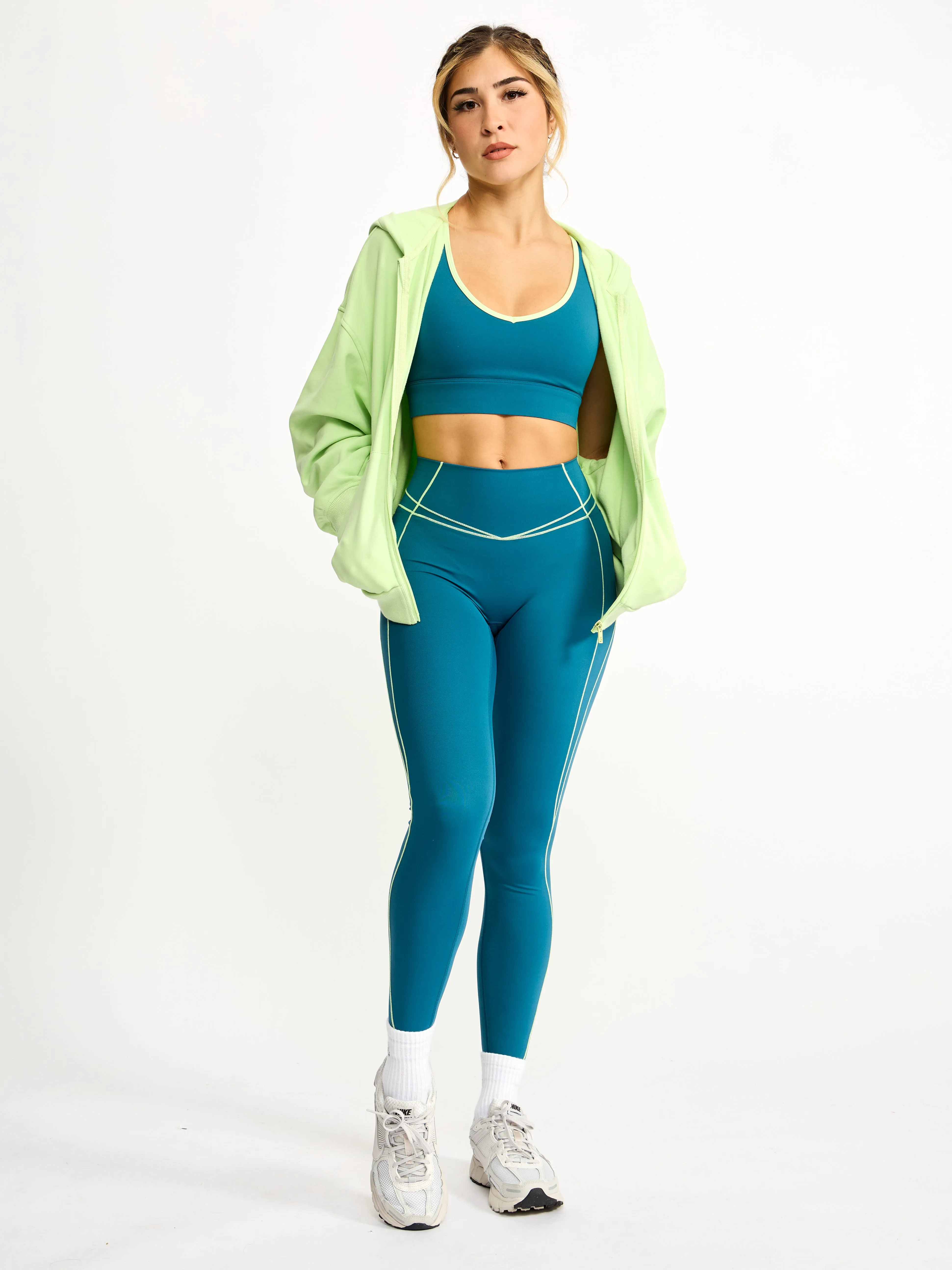 Full Zip Cloud Hoodie - Lima Bean sold by BuffBunny product image thumbnail 4