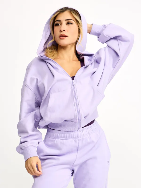 Full Zip Cloud Hoodie - Frosted Purple sold by BuffBunny