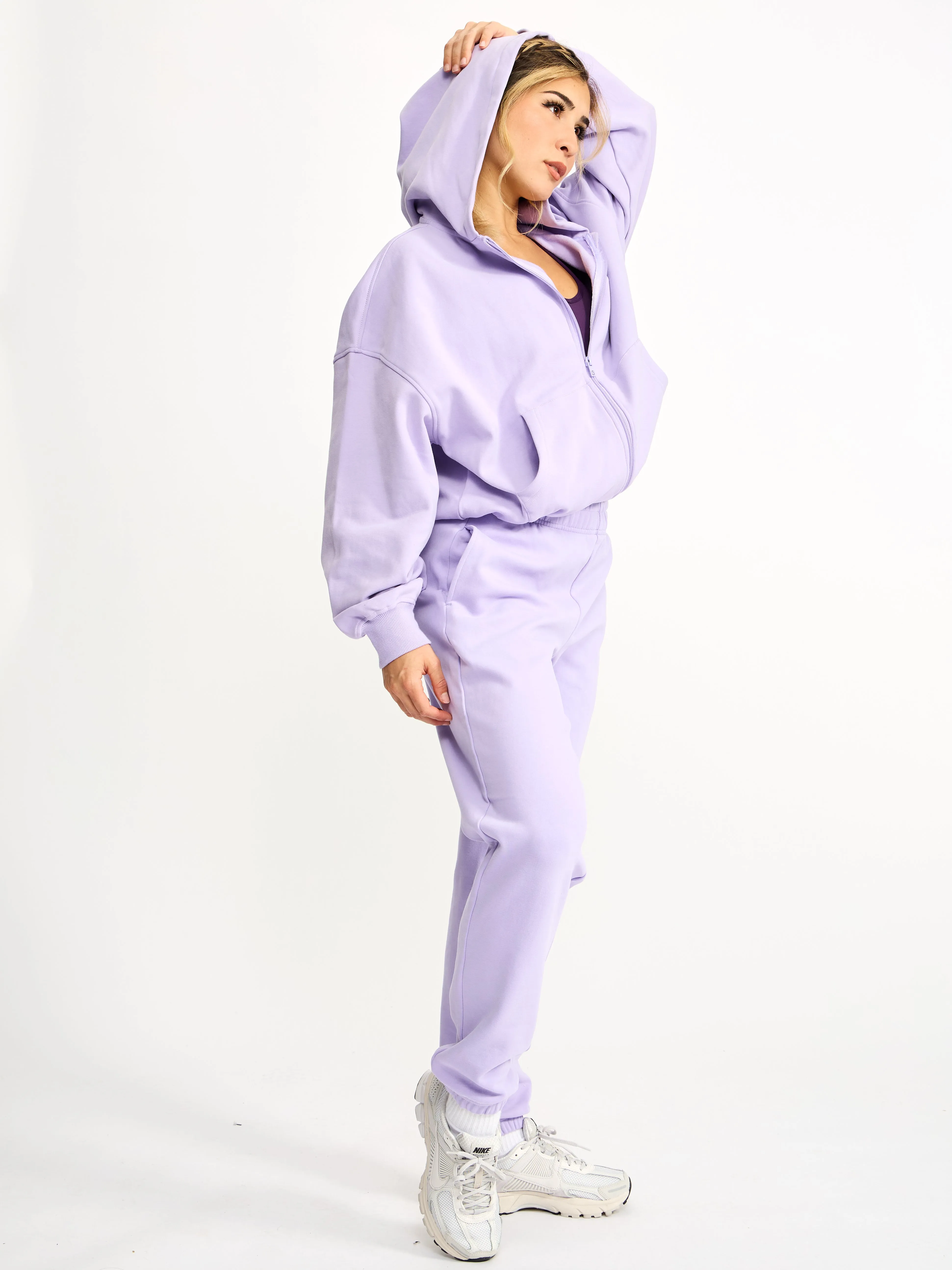 Full Zip Cloud Hoodie - Frosted Purple sold by BuffBunny product image thumbnail 4