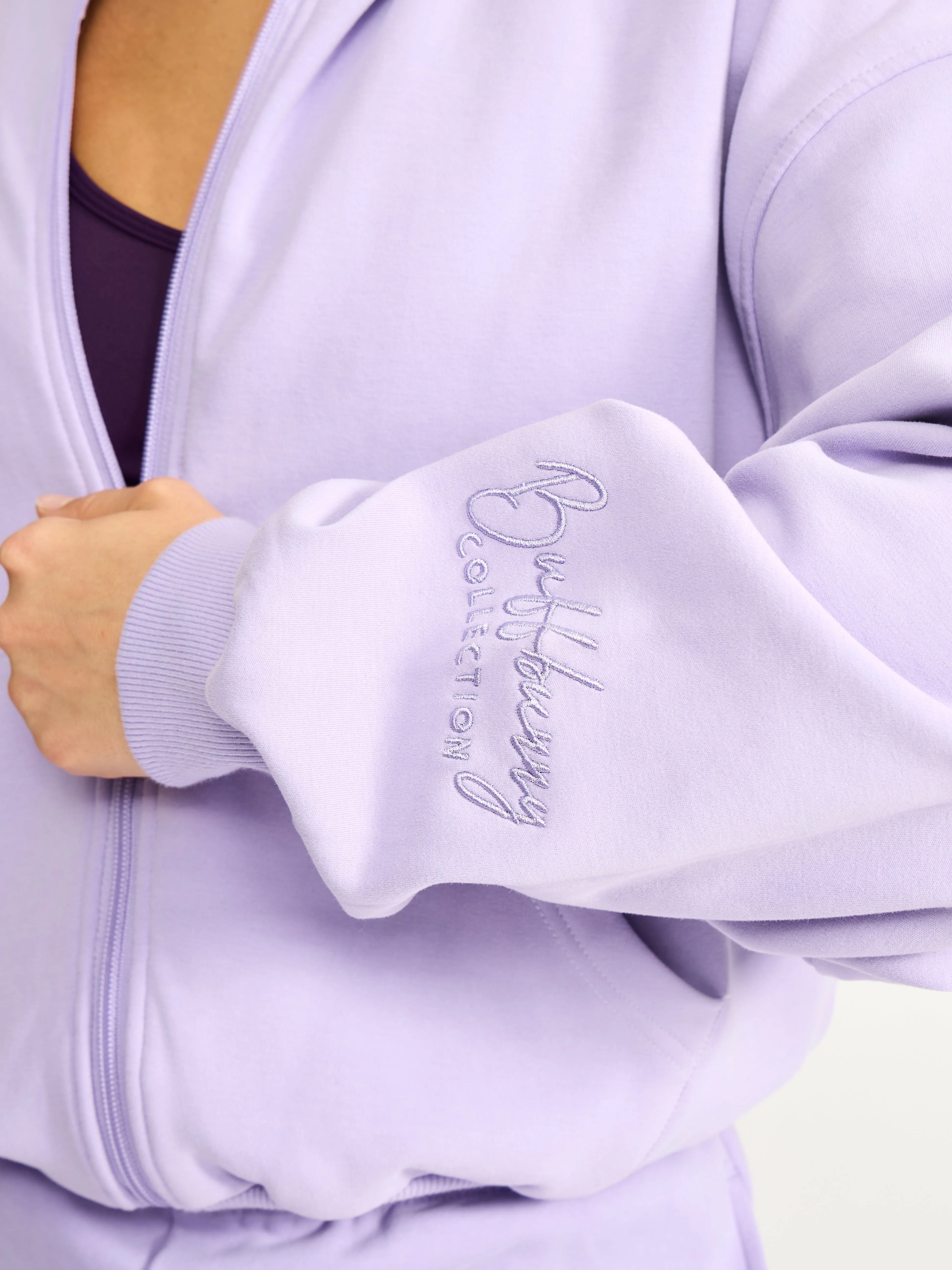 Full Zip Cloud Hoodie - Frosted Purple sold by BuffBunny product image thumbnail 2