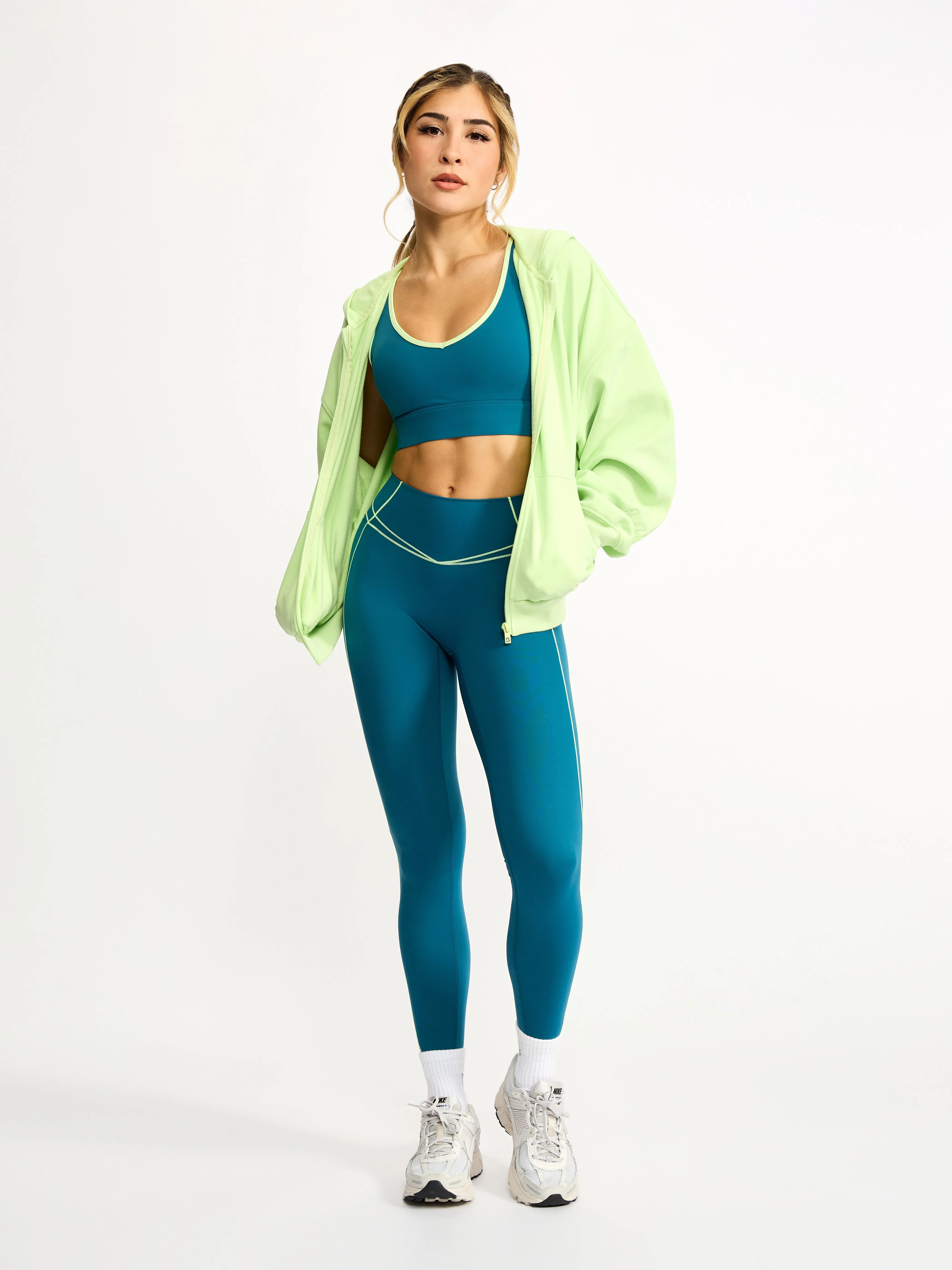 Everyday Airbrush Pocket Legging - Nile Multi sold by BuffBunny product image thumbnail 4