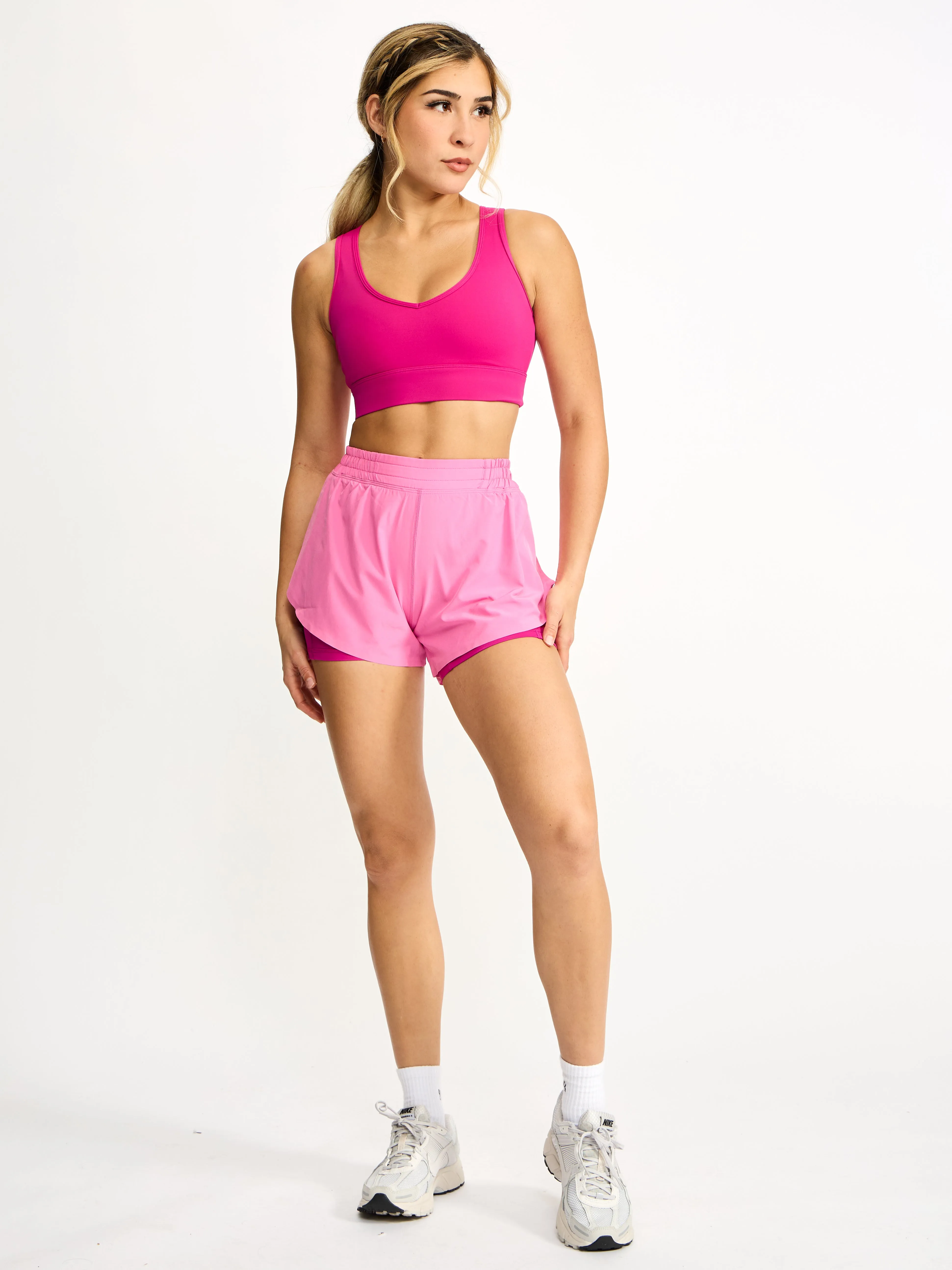 Flirty Flo Short Boyshort - Bunny Pink and Pharaoh sold by BuffBunny product image thumbnail 4