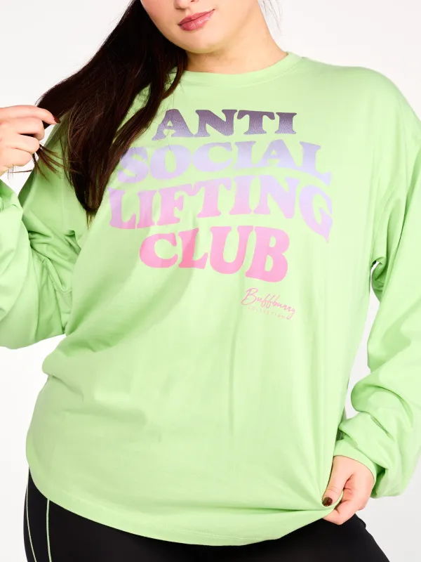 Social LS Tee - Lima Bean sold by BuffBunny