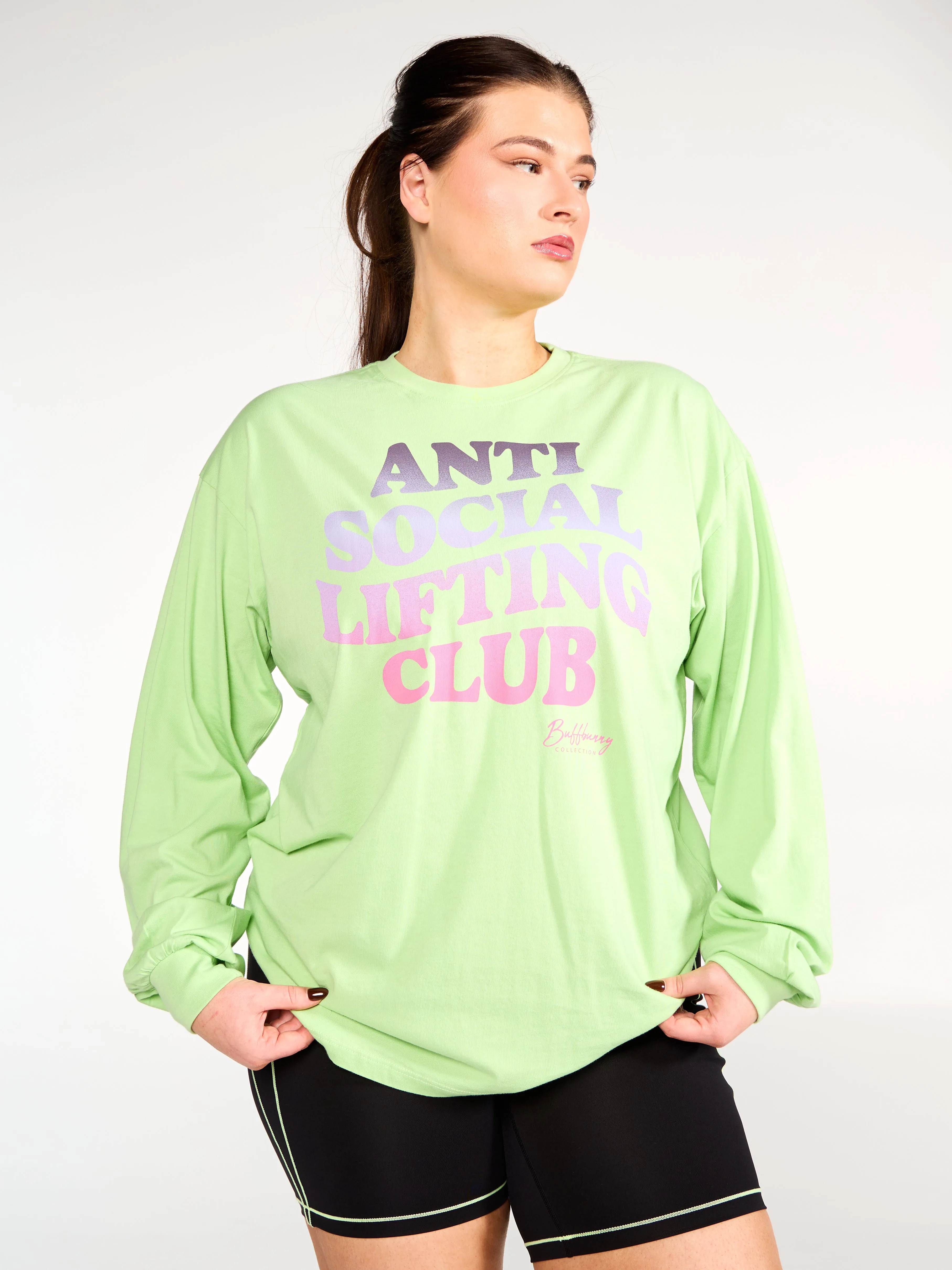 Social LS Tee - Lima Bean sold by BuffBunny product image thumbnail 5