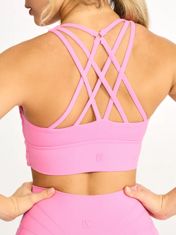 Revolution Candy Sports Bra - Bunny Pink sold by BuffBunny