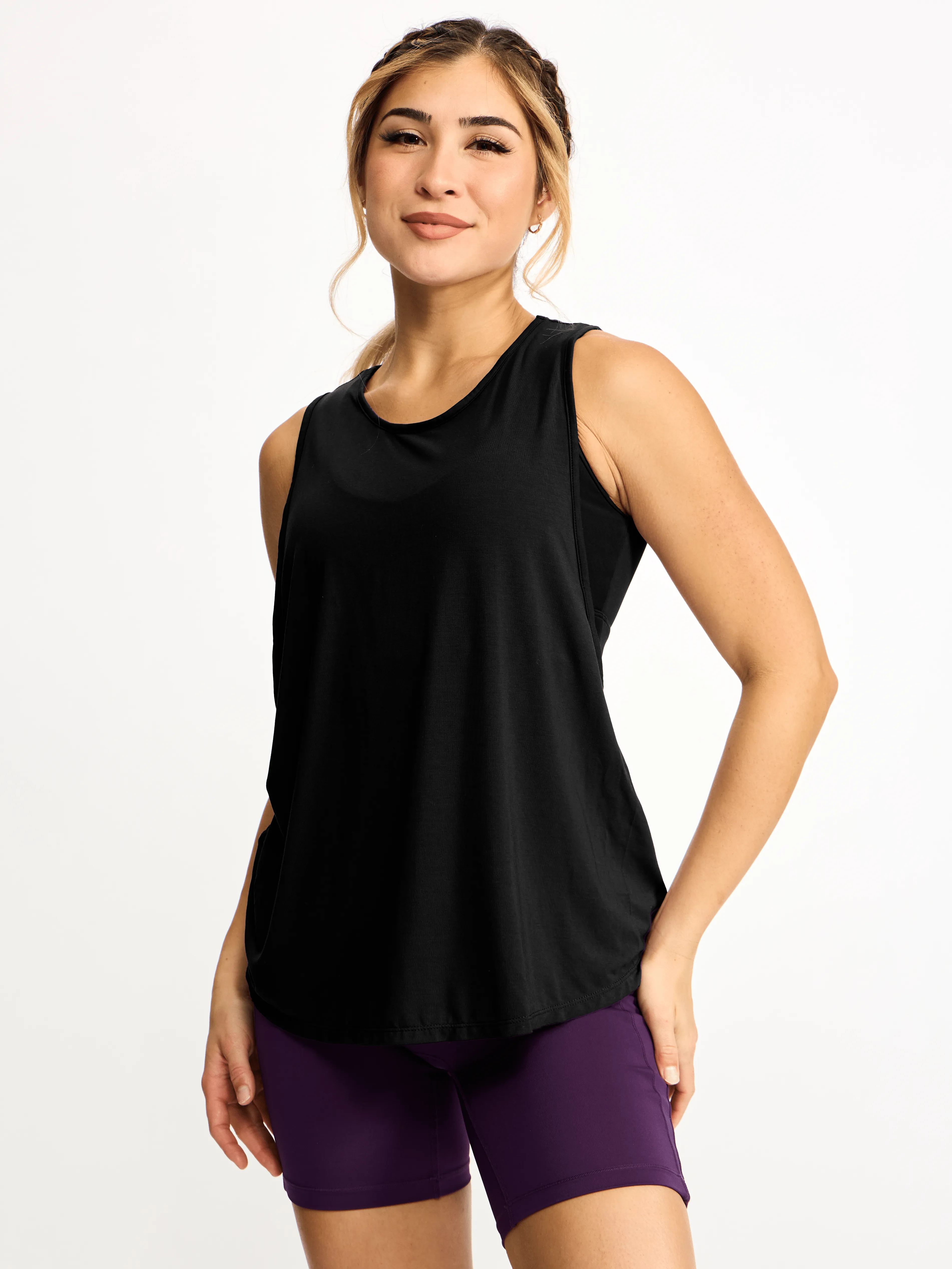Halo Iris Tank - Onyx Black sold by BuffBunny