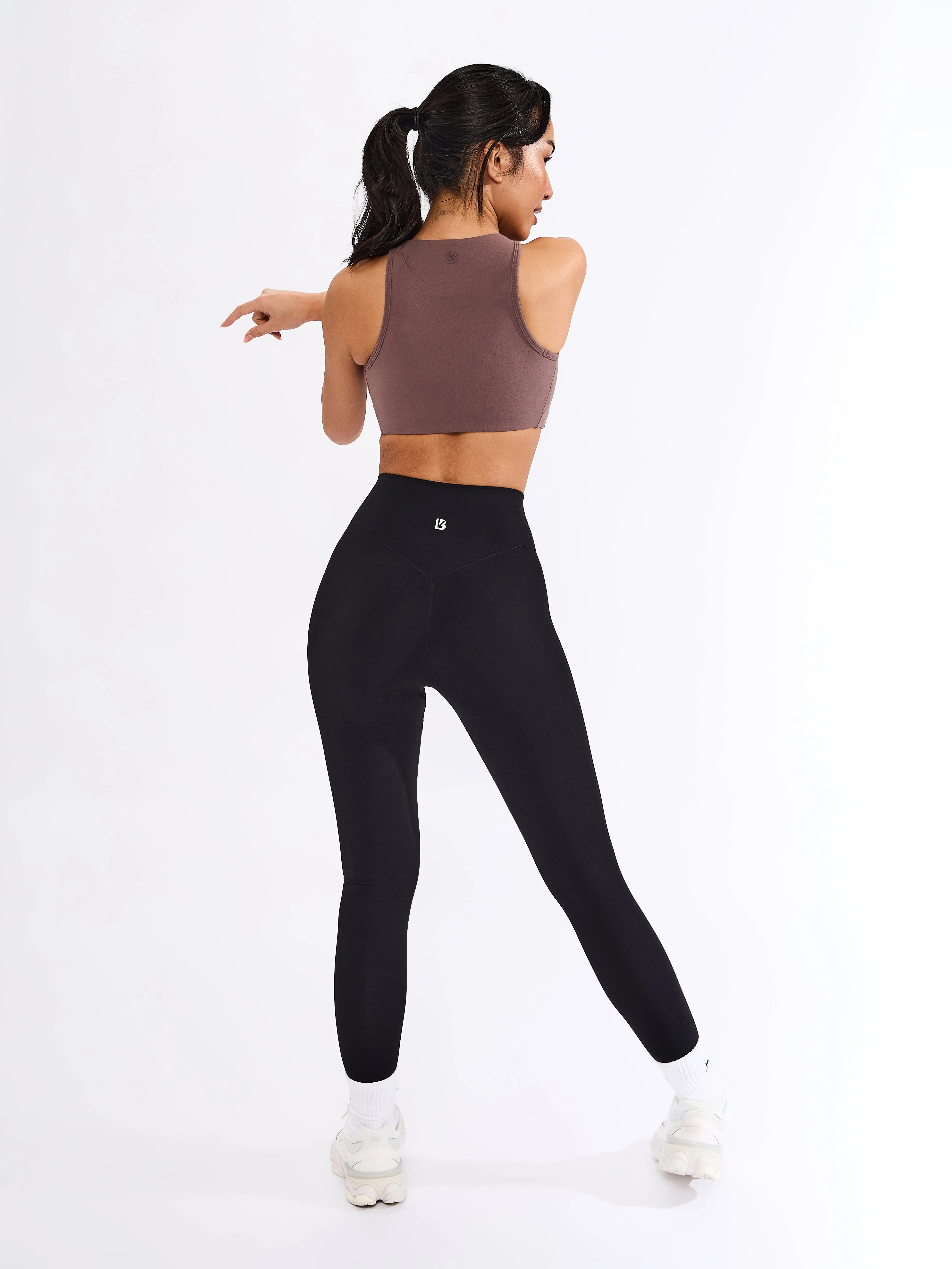 Twisted Curve Sports Bra - Mocha Berry sold by BuffBunny product image thumbnail 5