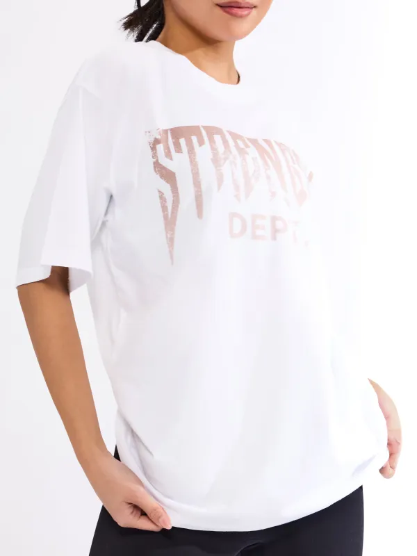 Set Short Sleeve Tee - White sold by BuffBunny