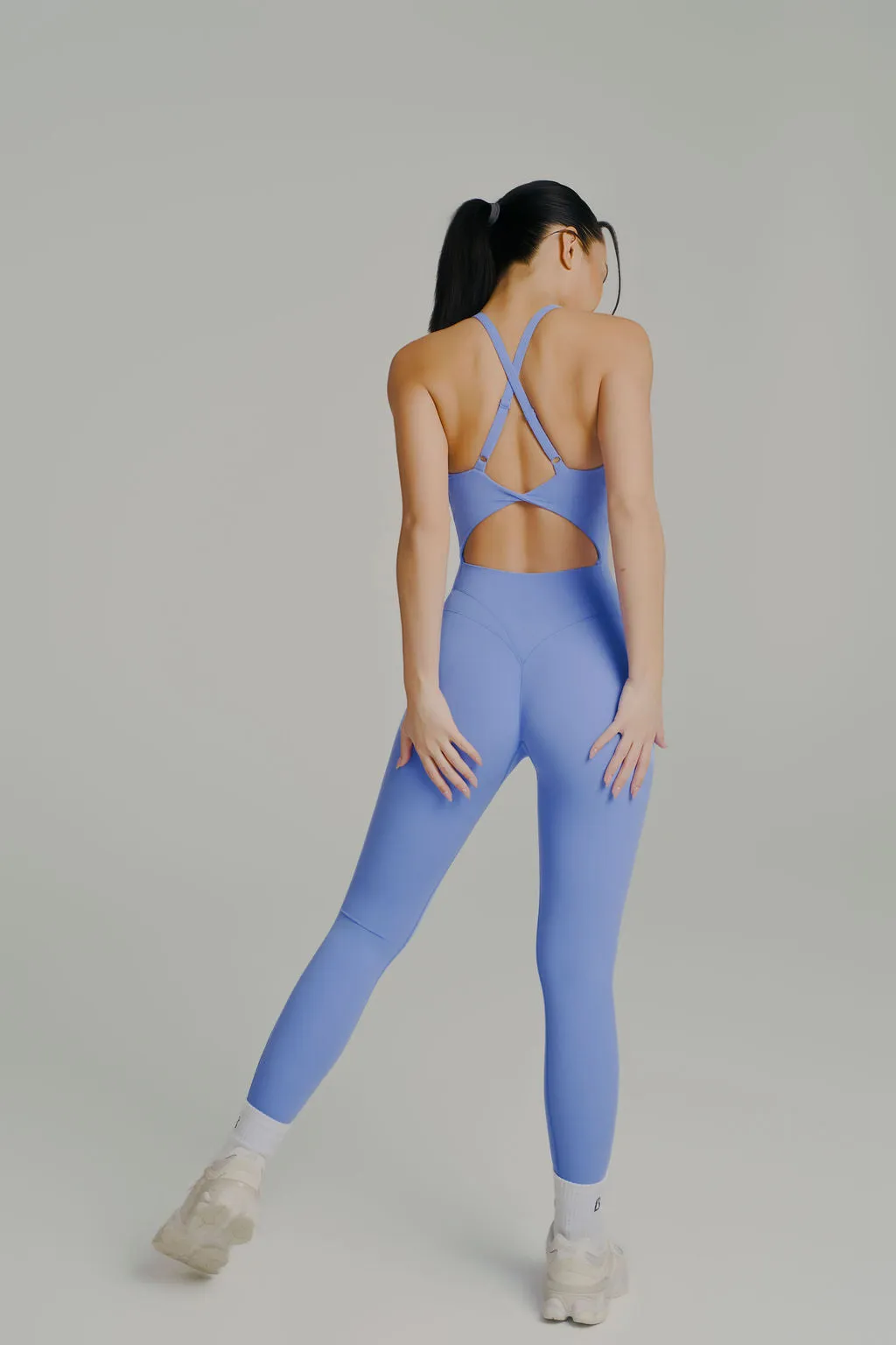 Poshknit Scrunch Bodysuit - Azul sold by BuffBunny product image thumbnail 4