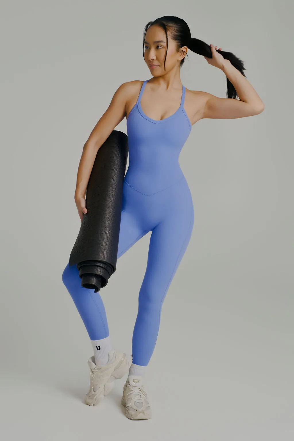 Poshknit Scrunch Bodysuit - Azul sold by BuffBunny