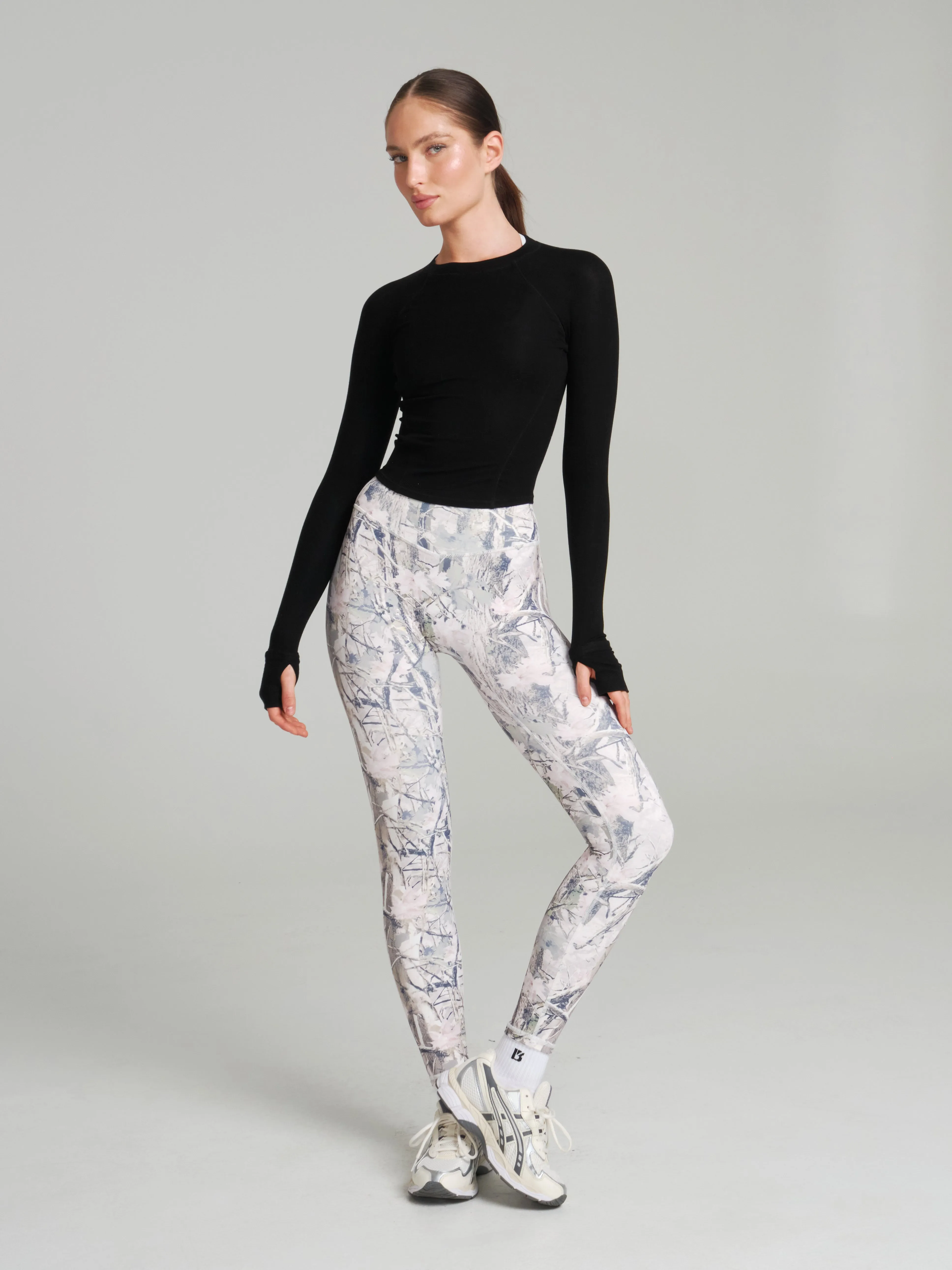 Base Layer Long Sleeve Waist Top - Onyx Black sold by BuffBunny product image thumbnail 5