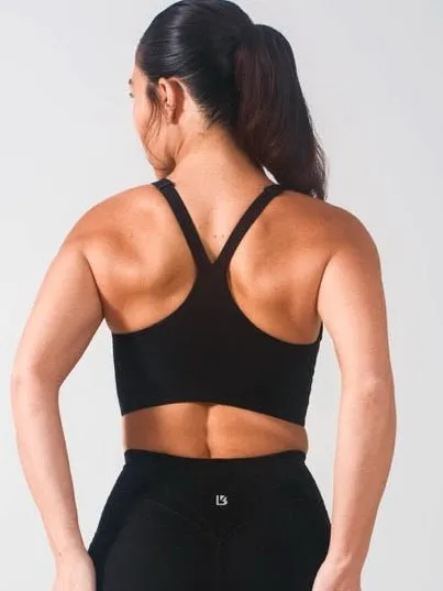 Airbrush Sports Bra - Onyx Black sold by BuffBunny product image thumbnail 4