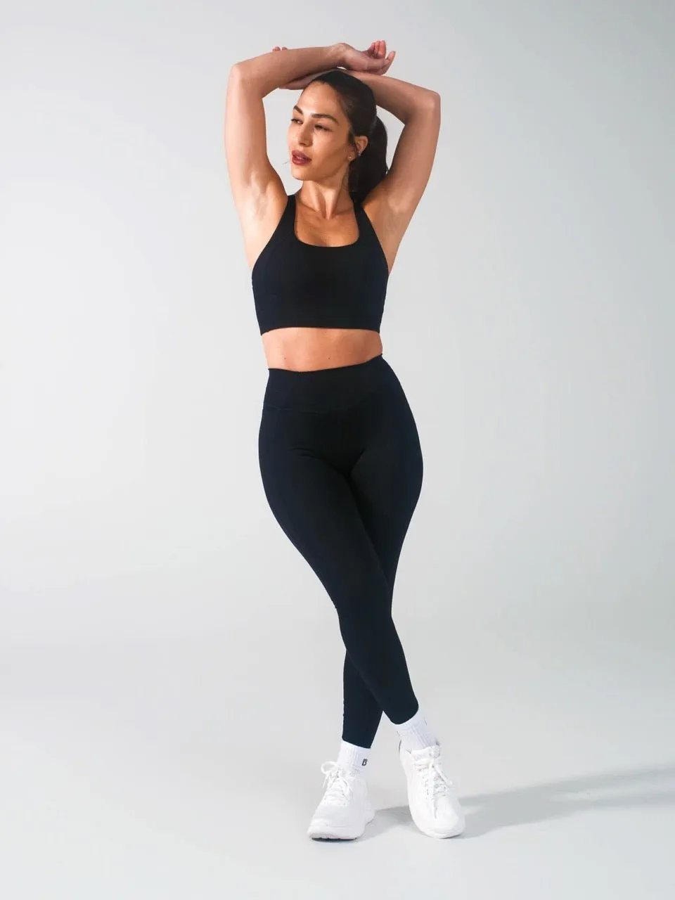 Airbrush Sports Bra - Onyx Black sold by BuffBunny product image thumbnail 2