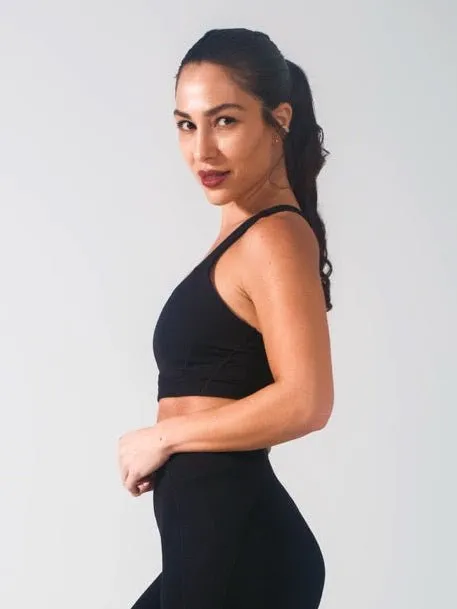 Airbrush Sports Bra - Onyx Black sold by BuffBunny product image thumbnail 3