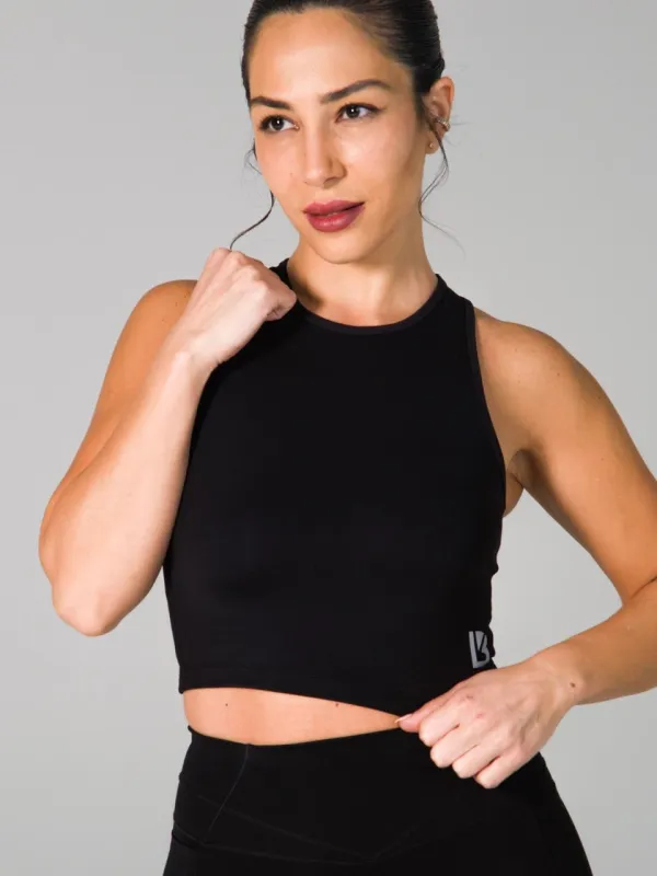 Aurora Tank - Onyx Black sold by BuffBunny
