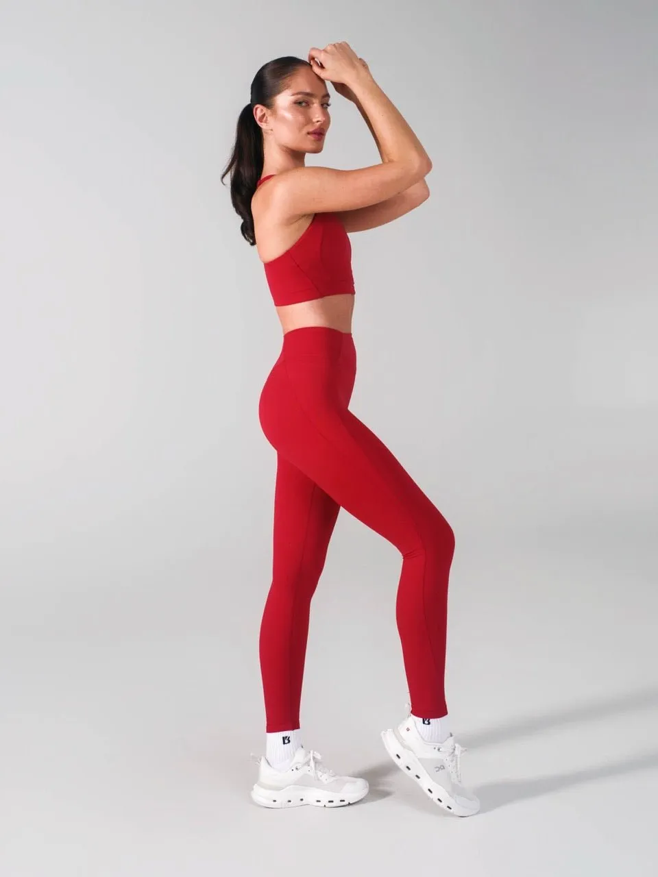 Airbrush Pocket Legging - Lipstick Red sold by BuffBunny product image thumbnail 3