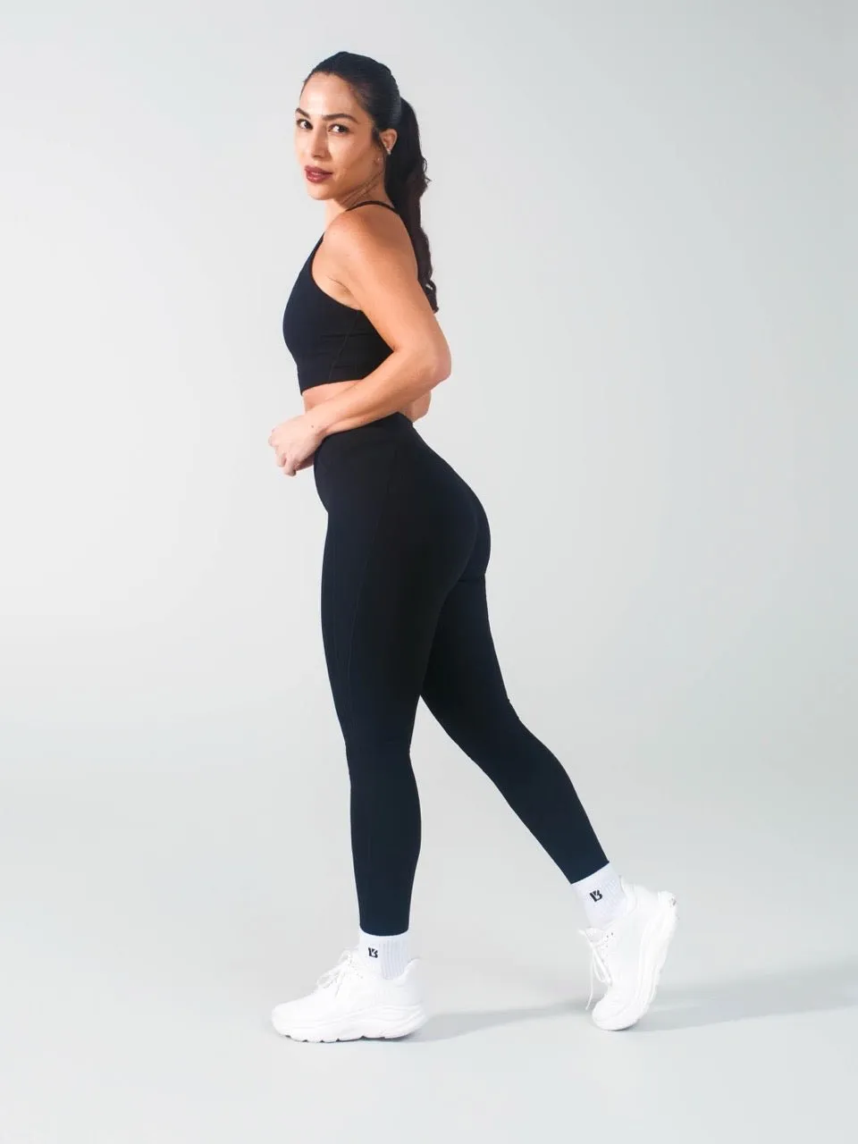 Airbrush Pocket Legging - Onyx Black sold by BuffBunny product image thumbnail 4