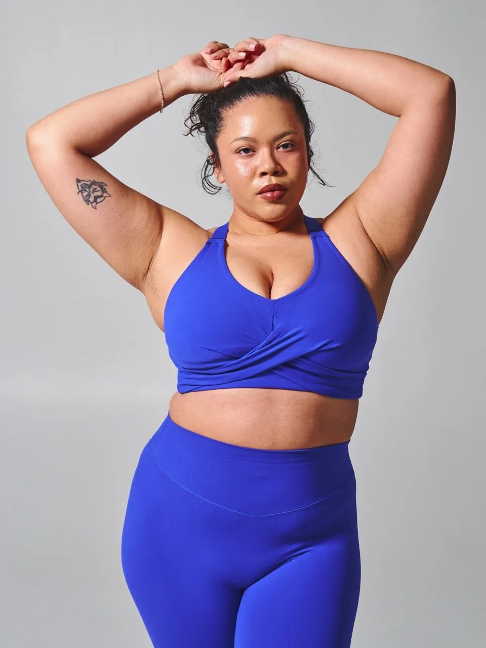 Candy Wrap Sports Bra - Rio Blue sold by BuffBunny product image thumbnail 2