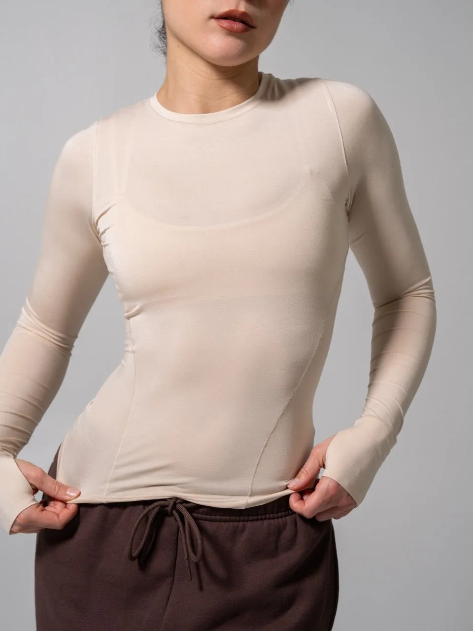 Halo Long Sleeve Hip Tee - Stardust sold by BuffBunny product image thumbnail 5