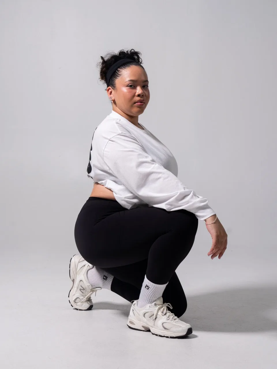Stronger Long Sleeve Tee - White sold by BuffBunny product image thumbnail 3