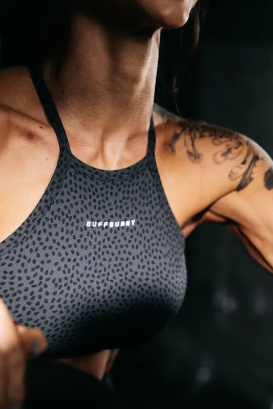 Flex Seamless Sports Bra - Black Bossy made by BuffBunny
