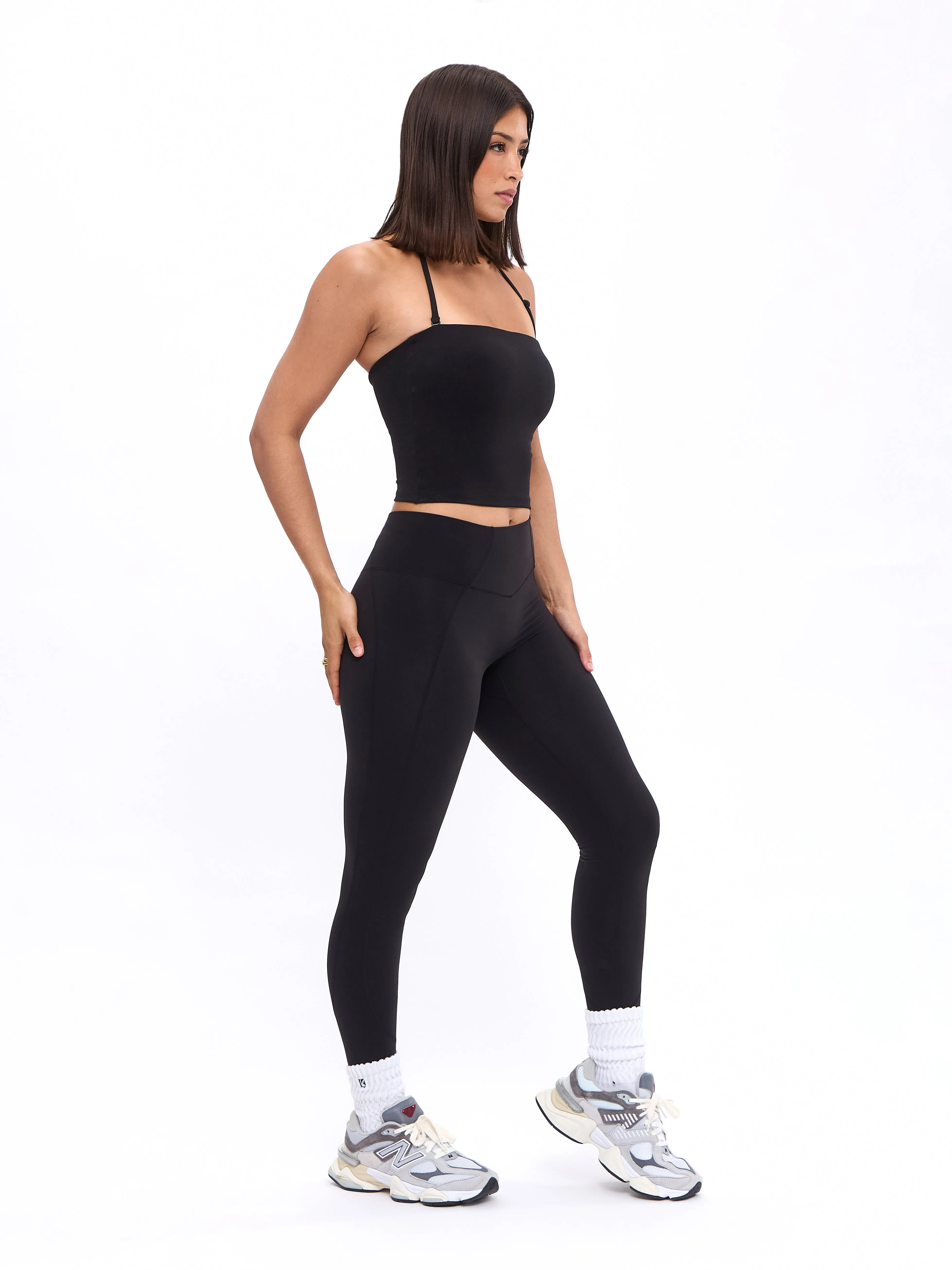 Butter Bandeau Crop - Onyx Black sold by BuffBunny product image thumbnail 5