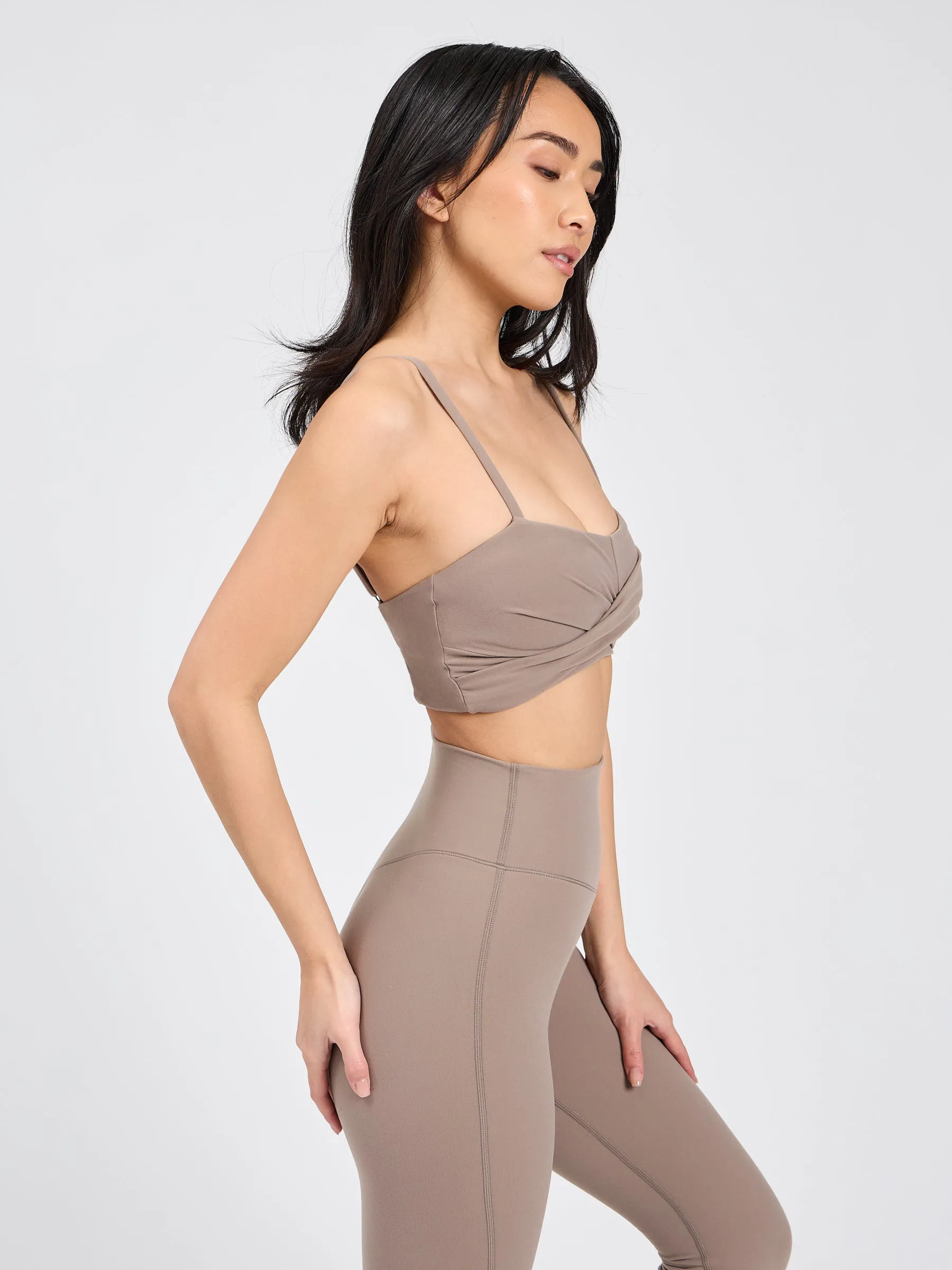 Ivy Wrap Sports Bra - Chai Latte sold by BuffBunny product image thumbnail 4