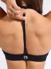 Halter Seamless Sports Bra - Black sold by BuffBunny