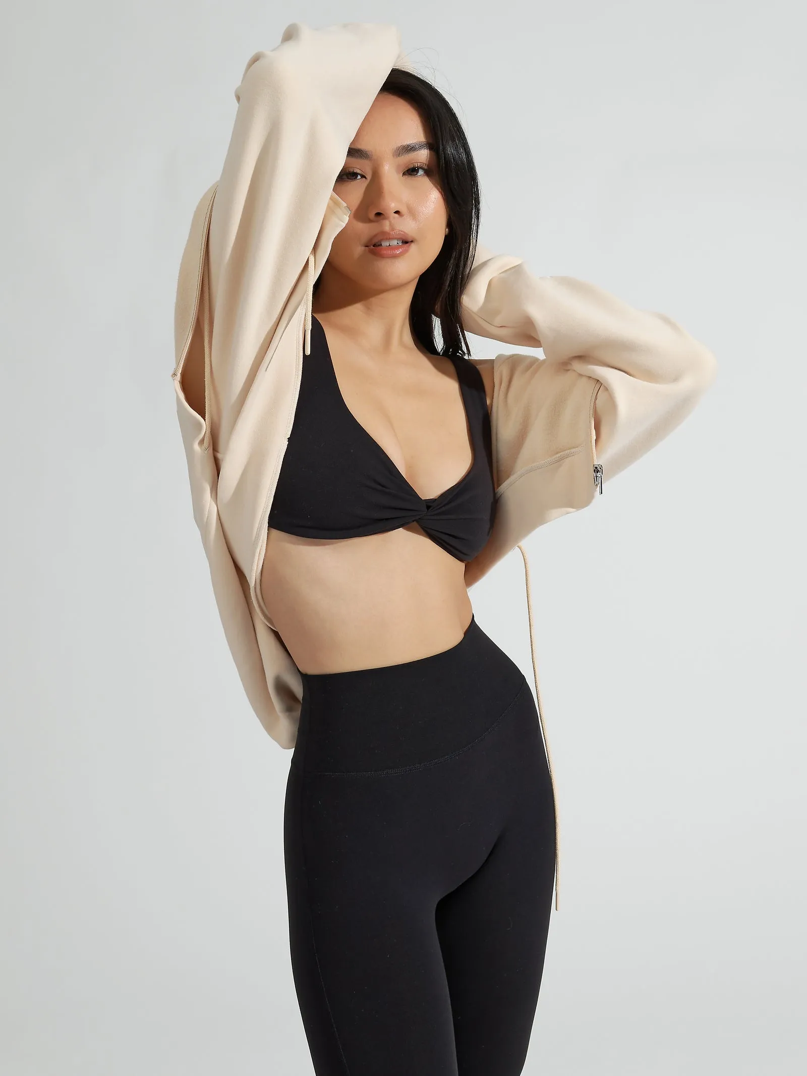 Twisted Sports Bra - Onyx Black sold by BuffBunny