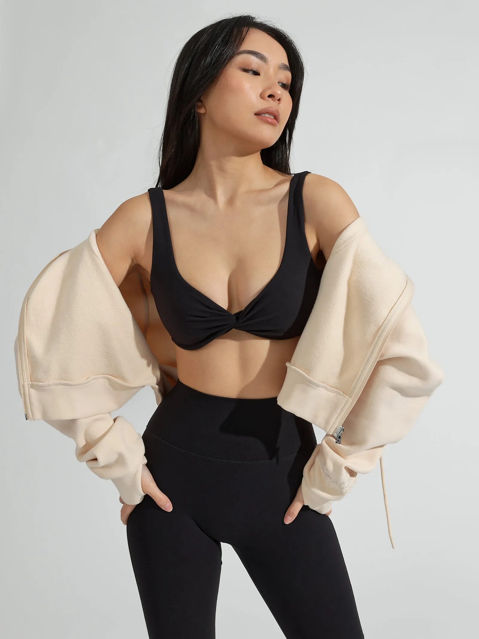 Twisted Sports Bra - Onyx Black sold by BuffBunny product image thumbnail 2