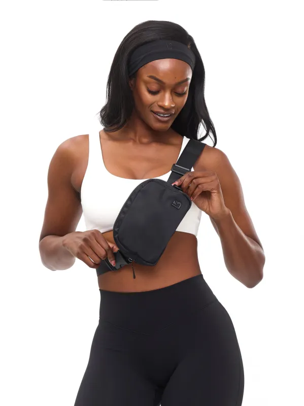 Breakthrough Belt Bag - Onyx Black sold by BuffBunny