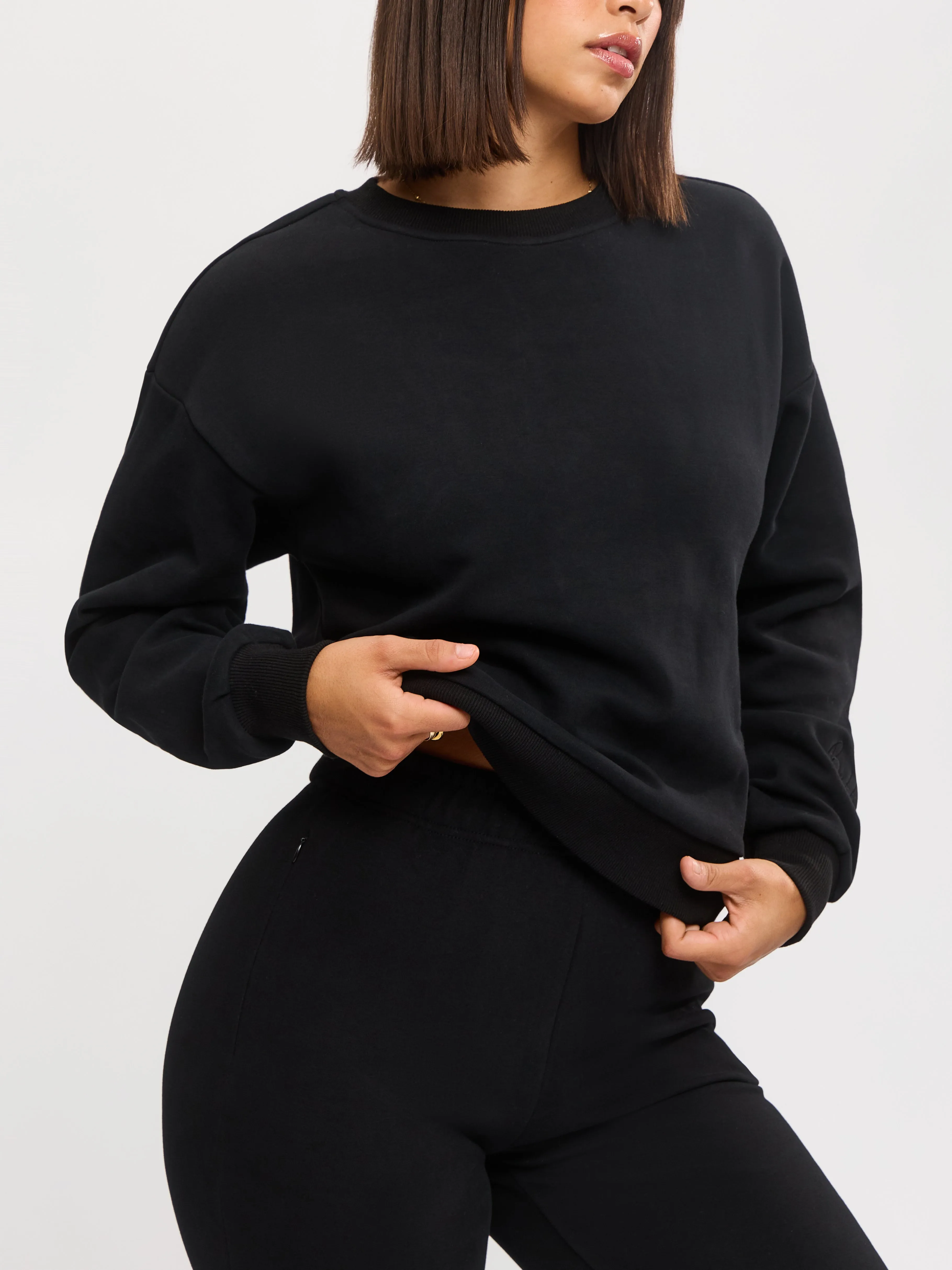 Cloud Crew Pullover - Onyx Black sold by BuffBunny
