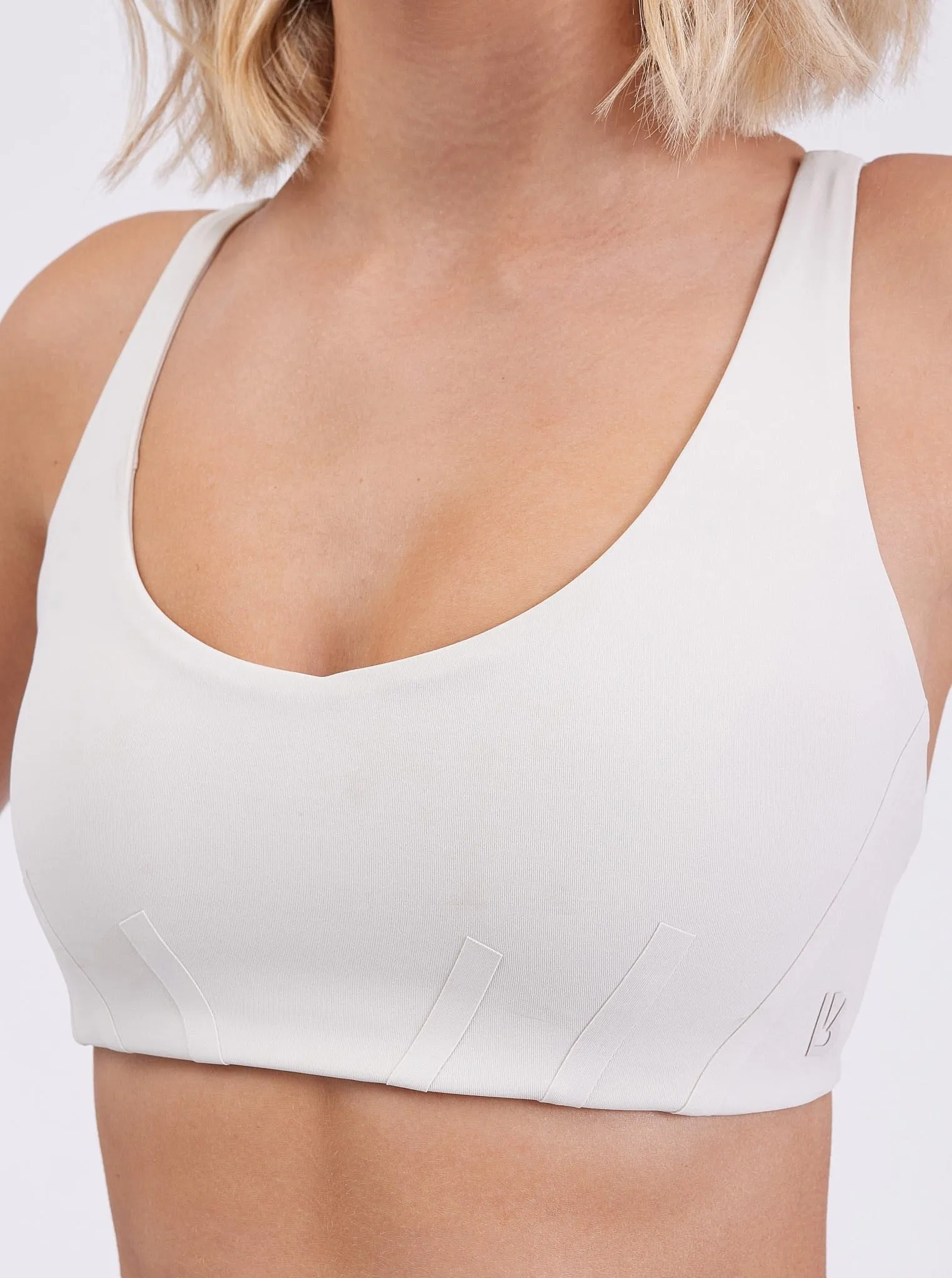 Airbrush Sports Bra - Bone sold by BuffBunny