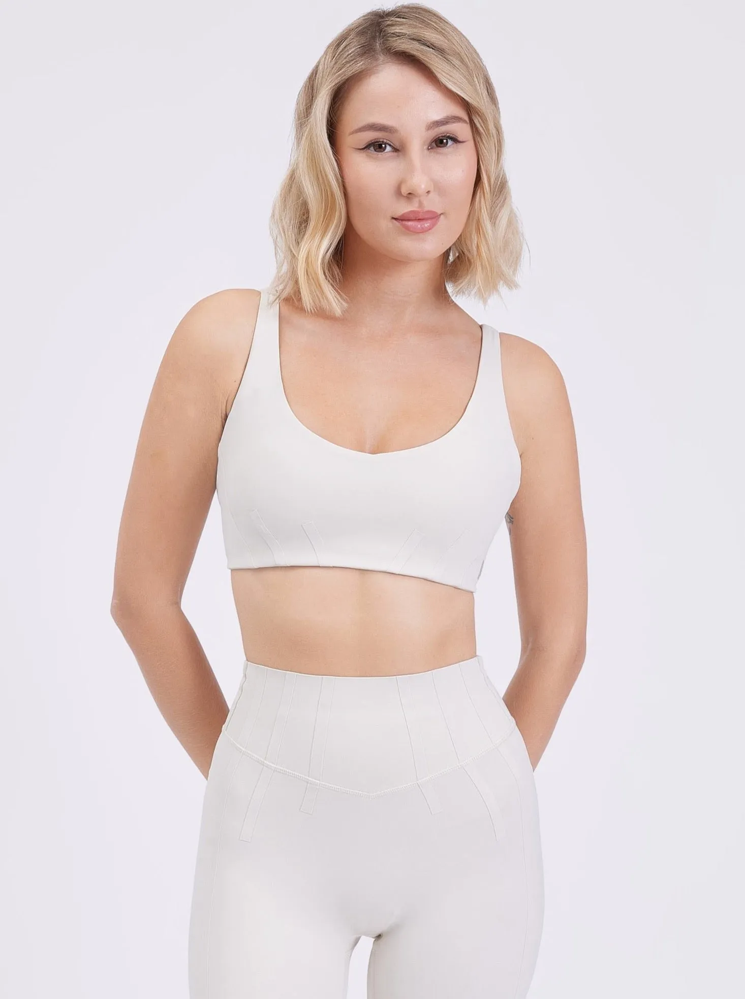 Airbrush Sports Bra - Bone sold by BuffBunny product image thumbnail 3