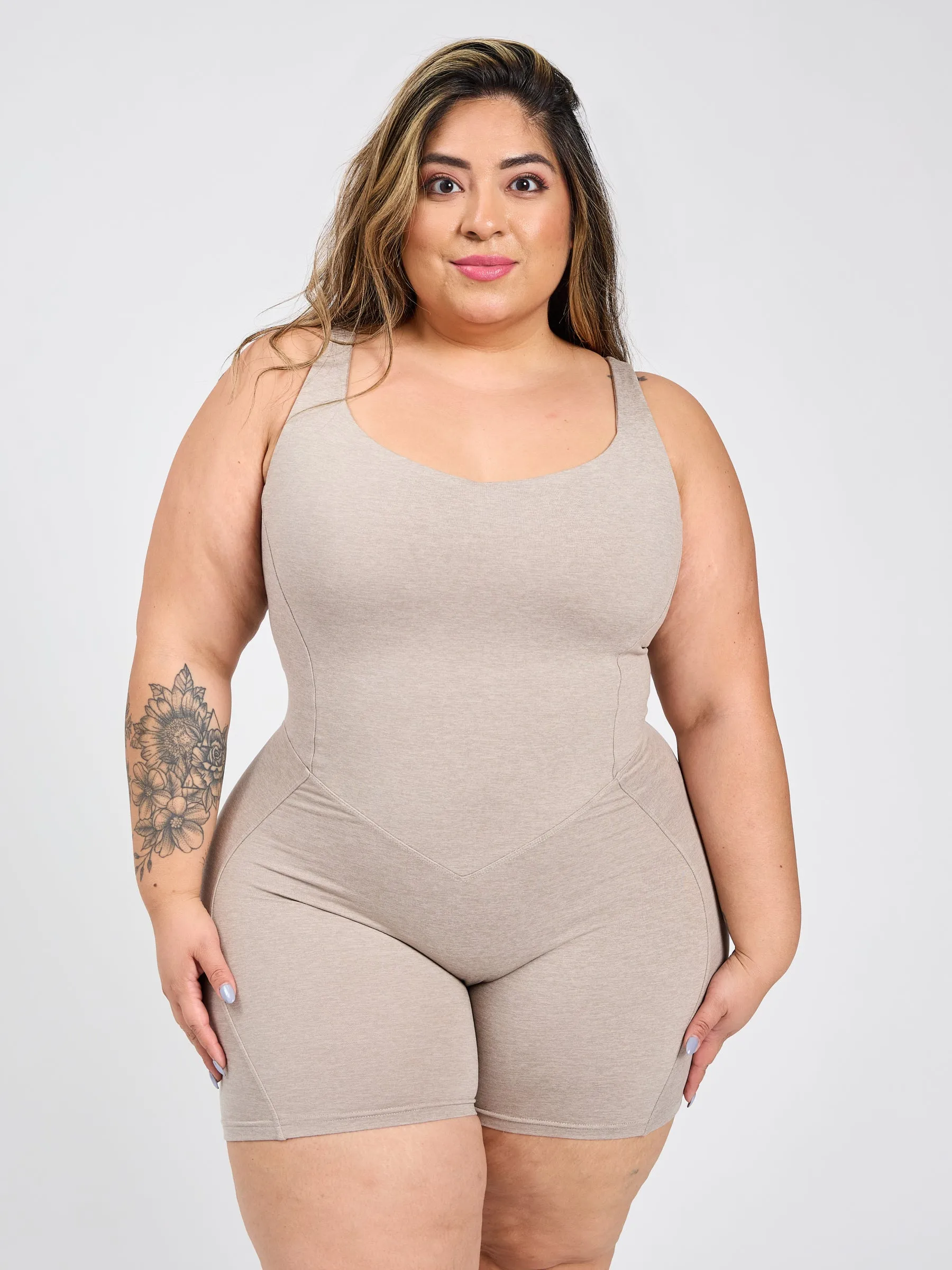 Dream Heathered Bodysuit - Chamomile sold by BuffBunny product image thumbnail 3