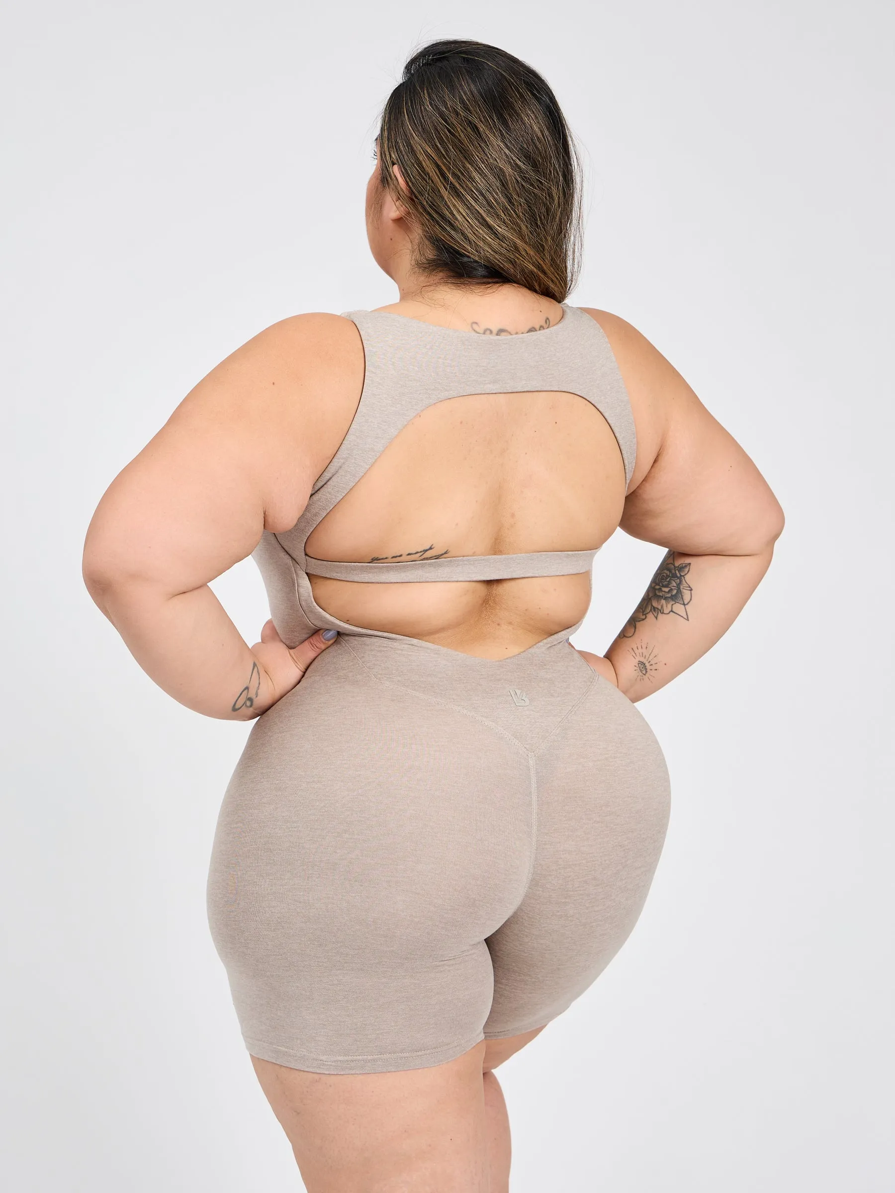 Dream Heathered Bodysuit - Chamomile sold by BuffBunny product image thumbnail 5