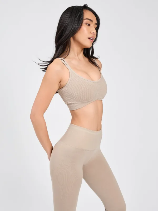 Shape Seamless Sports Bra - Chamomile sold by BuffBunny