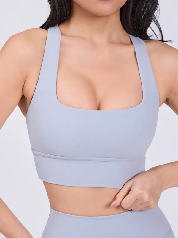 Revolution Sports Bra - Moody Blue sold by BuffBunny
