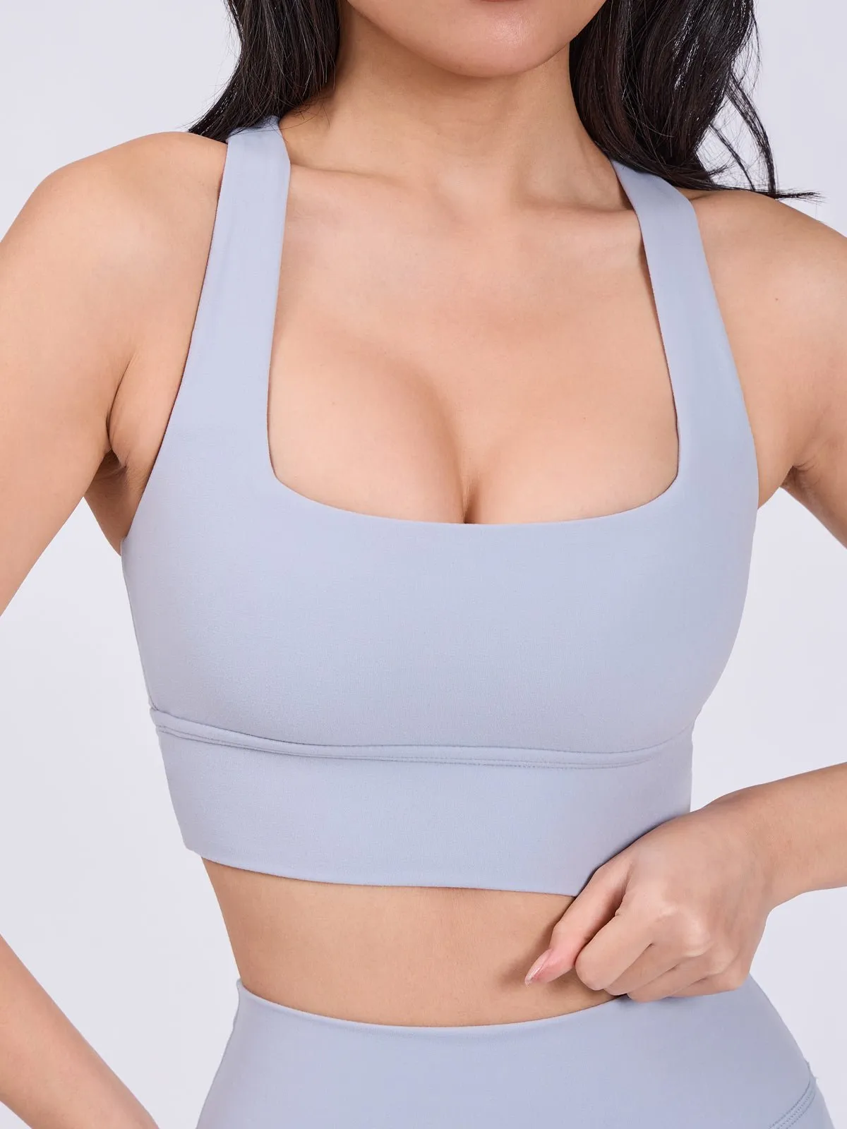 Revolution Sports Bra - Moody Blue sold by BuffBunny