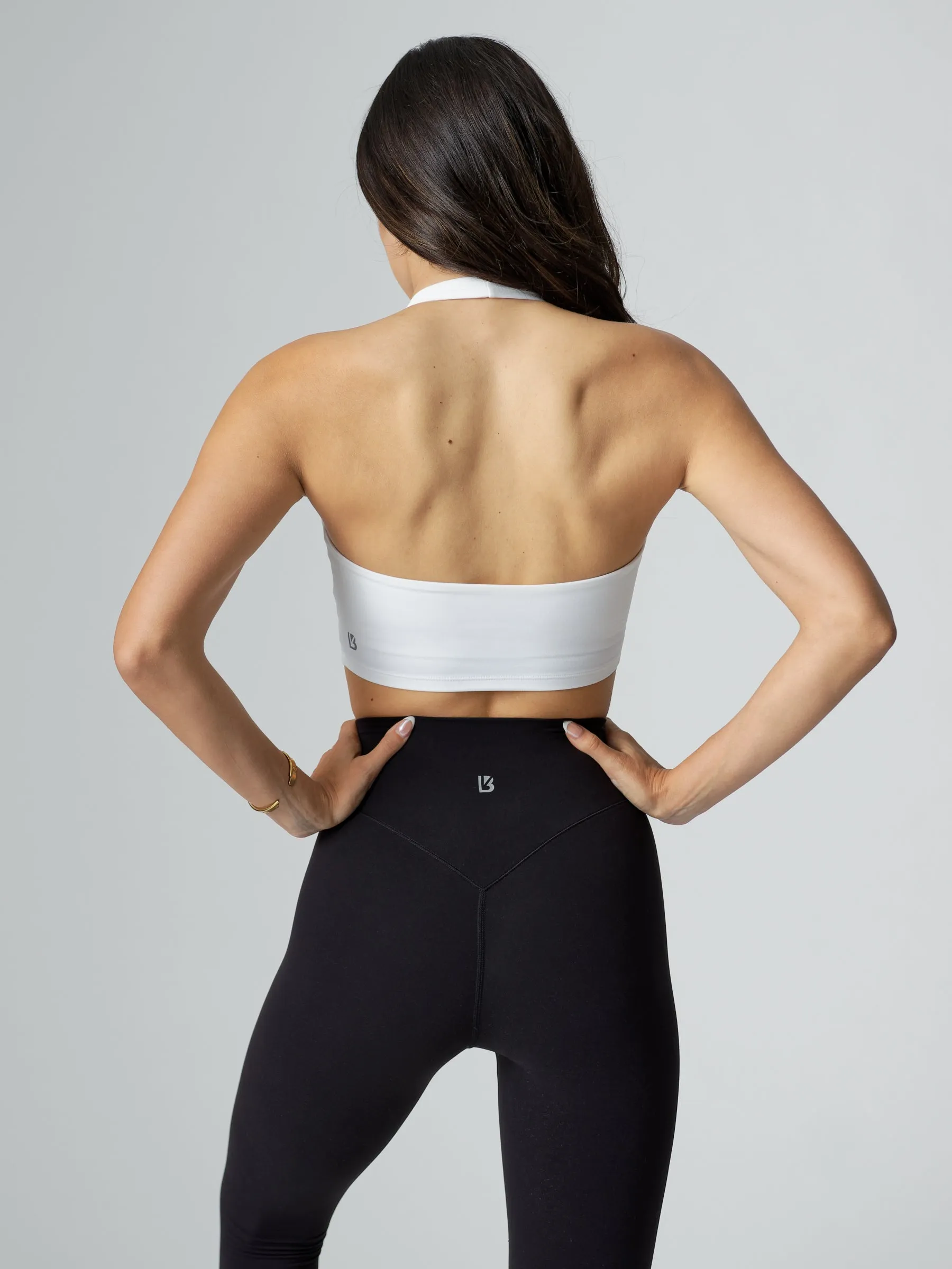 Revolution Halter Crop - White sold by BuffBunny product image thumbnail 4