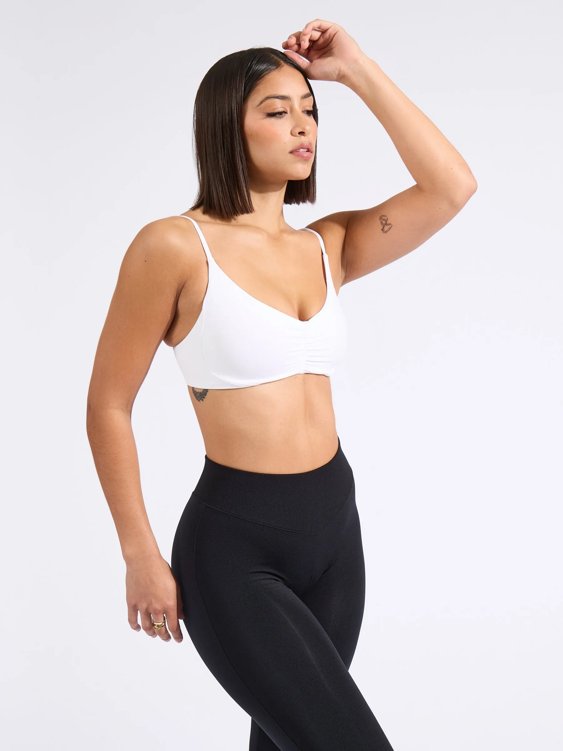 Buttercup Sports Bra - White sold by BuffBunny product image thumbnail 4