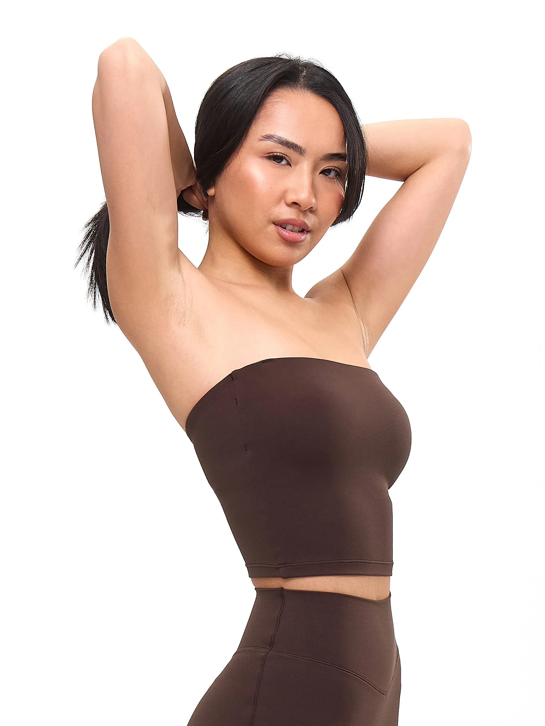 Butter Bandeau Crop - Cold Brew sold by BuffBunny product image thumbnail 3